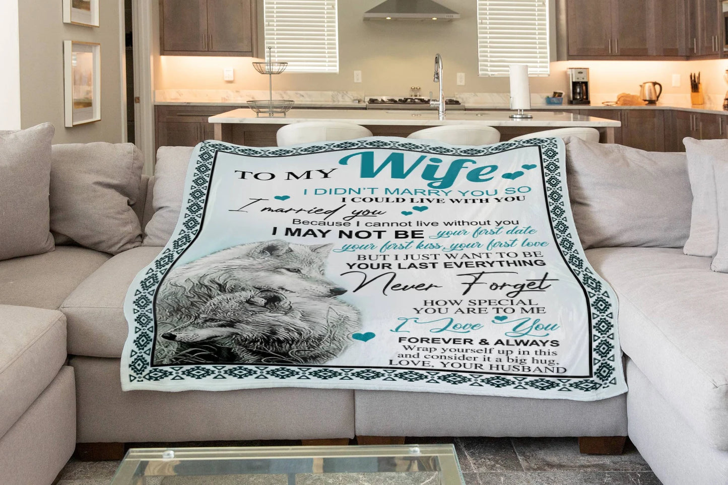 Special Blanket Gift For Your Wife - From Husband