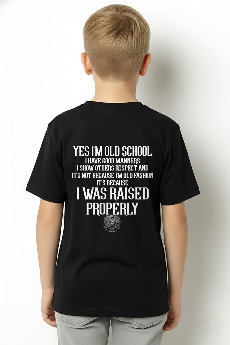 I WAS RAISED PROPERLY T-Shirt For MAN - TRACY00 (SKU2606-184-00)