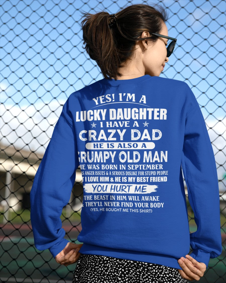 September - Awesome Grumpy Old Dad - Special gift for your daughter From Dad - XUAN09 (SKU10-50-09)