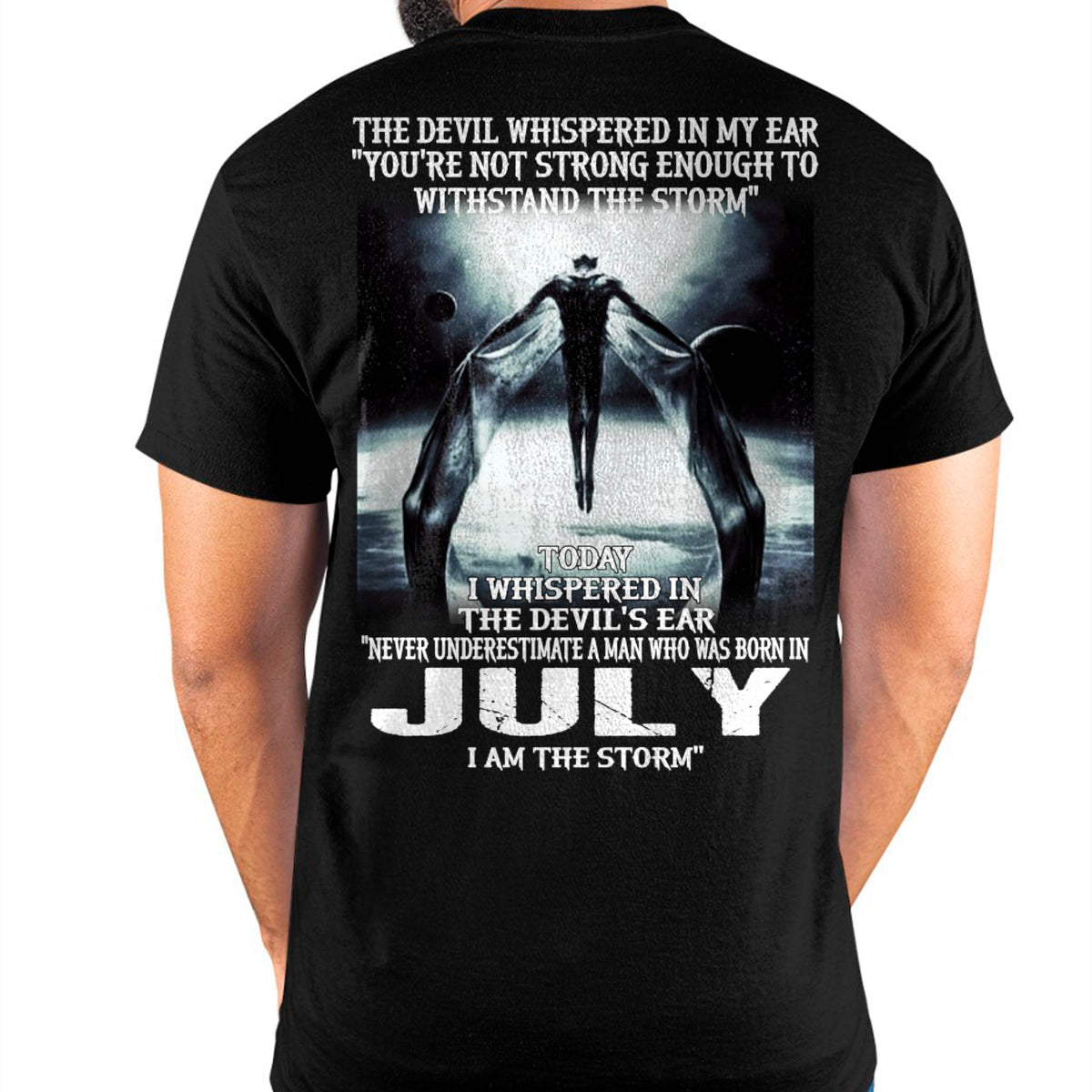 JULY - THE DEVIL WHISPERED IN MY EAR - T-SHIRT FOR MAN - XUAN07 (SKU08-35-07)