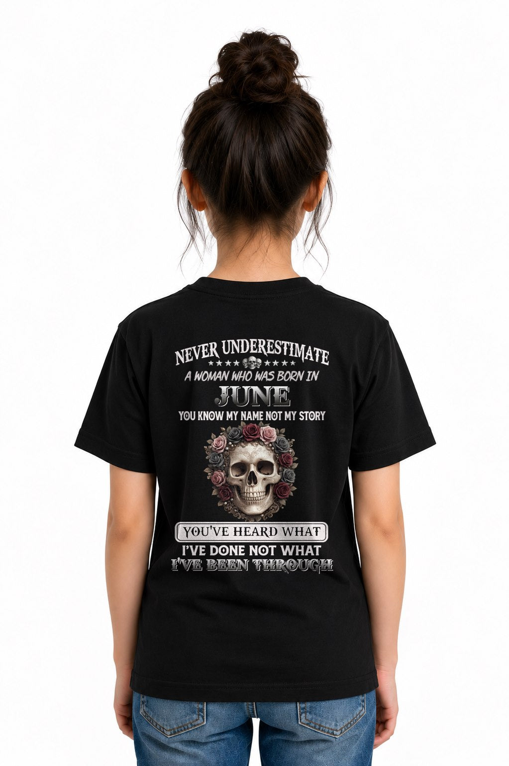 JUNE - I'VE BEEN THROUGH T-Shirt For WOMAN - TRACY06 (SKU2605-410-06)