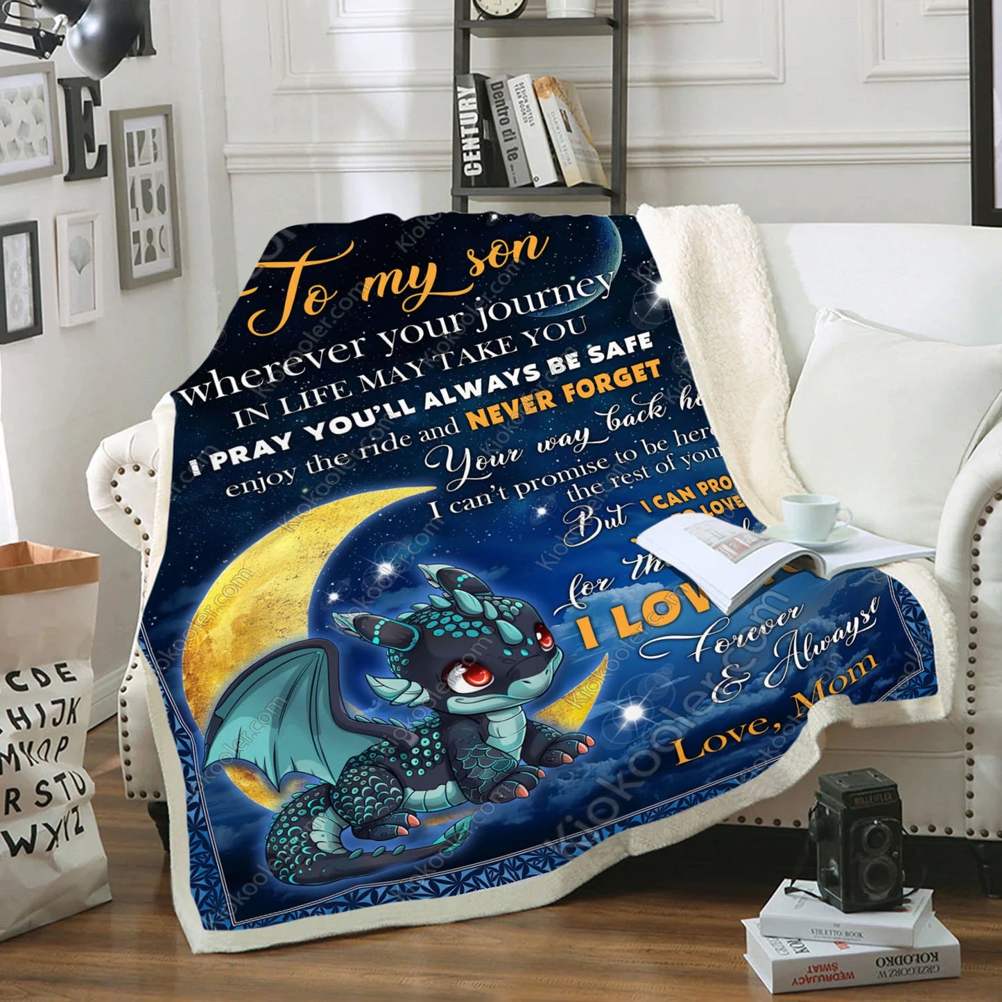 Special Blanket Gift For Your Son - From Mom