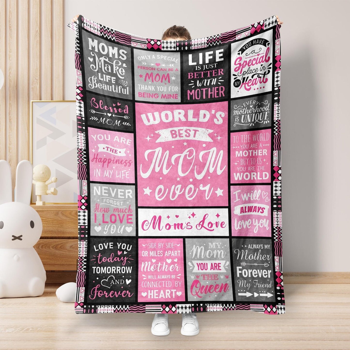 Special Blanket in Mothers Day or Birthday For Your Mom - From Son