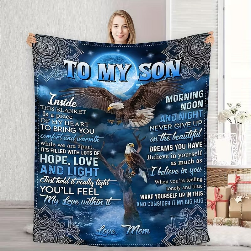 Special Gift For Your Son Blanket - From Mom (SKUB11-59)