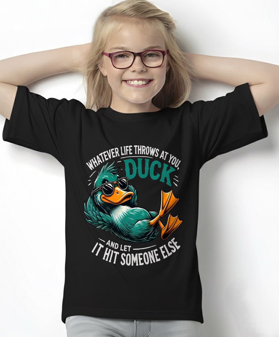 Funny Duck Graphic Tees Men Women Teens Funny Quote Gift T-Shirt For WOMAN - TRACY00 (SKU-TRAN-120504)