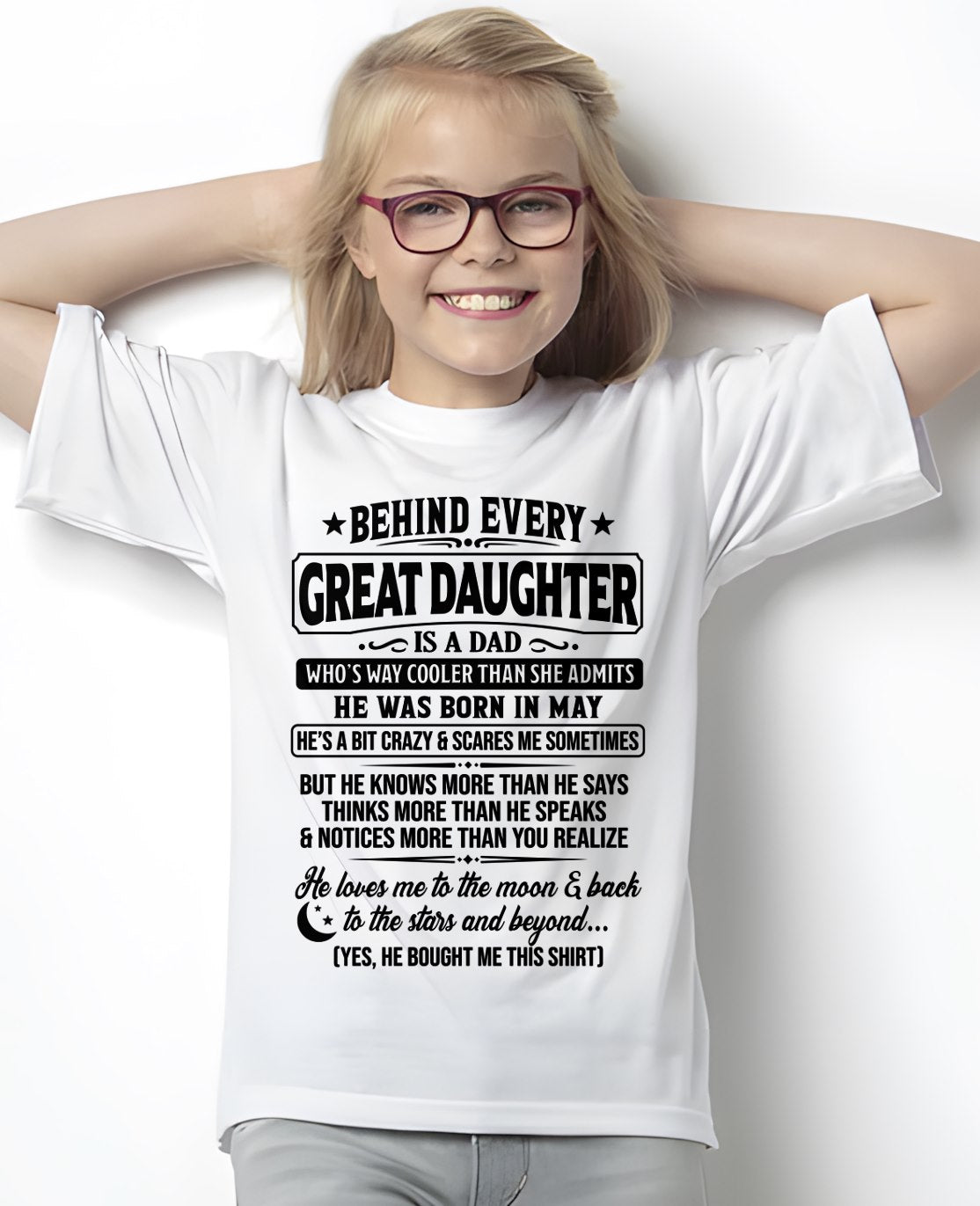 MAY - DAD COOLER THAN DAUGHTER ADMITS To DAUGHTER From DAD - TRACY05 (SKU2606-137-05)