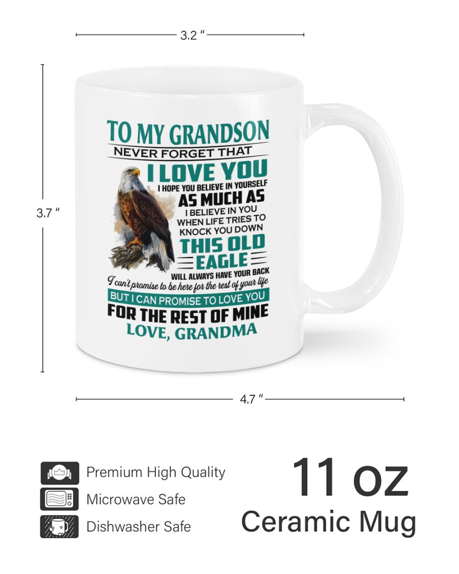 TO GRANDSON MUG 02 - GIFT FROM GRANDMA - tracy00