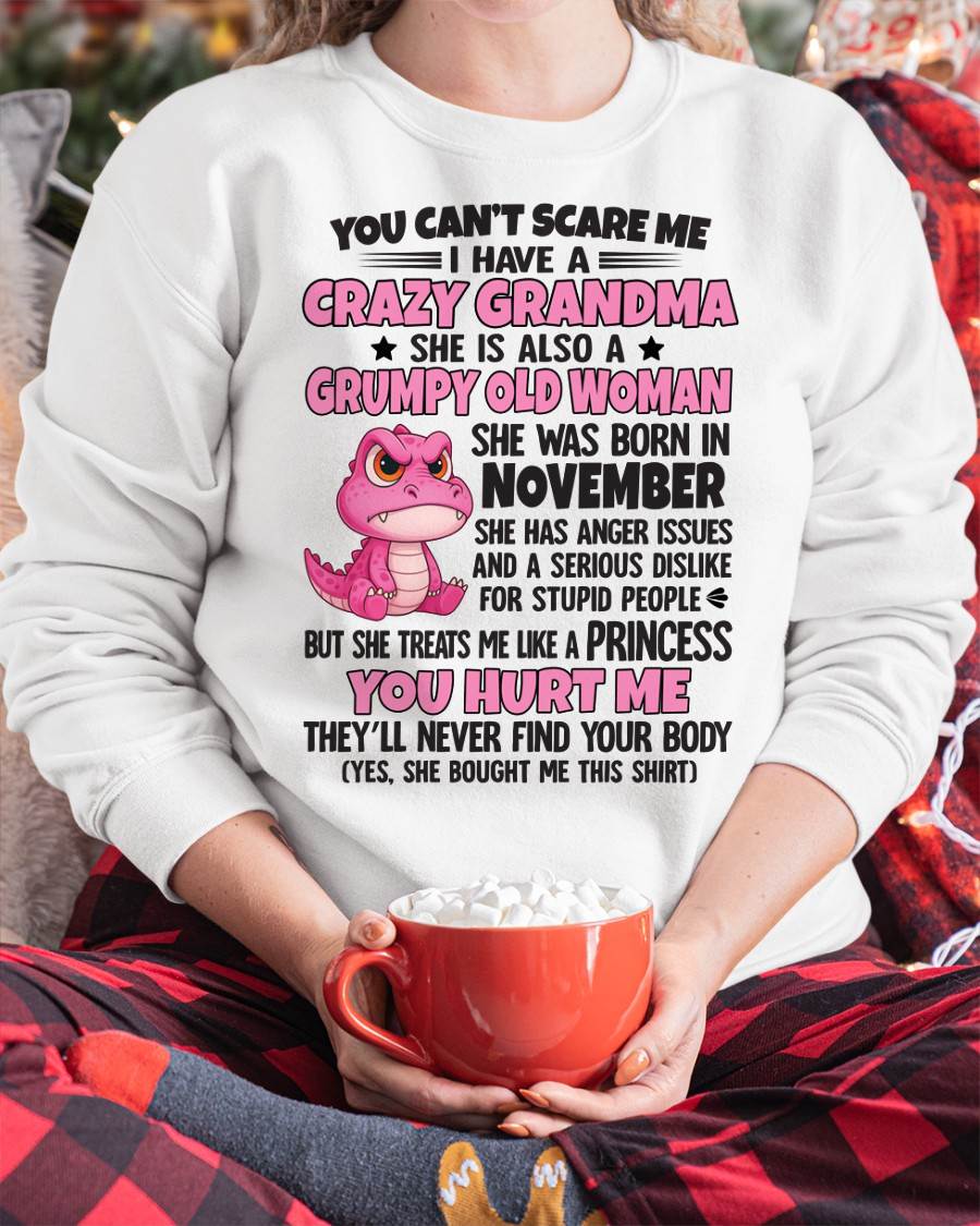 You Can’t Scare Me - Gift For Grandson And Granddaughter From Grandma - XUAN11 (SKU09-130-11)