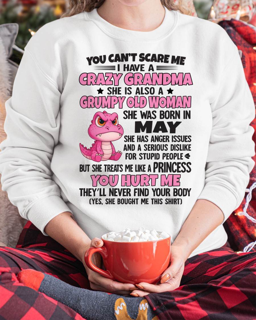 You Can’t Scare Me - Gift For Grandson And Granddaughter From Grandma - XUAN05 (SKU09-130-05)