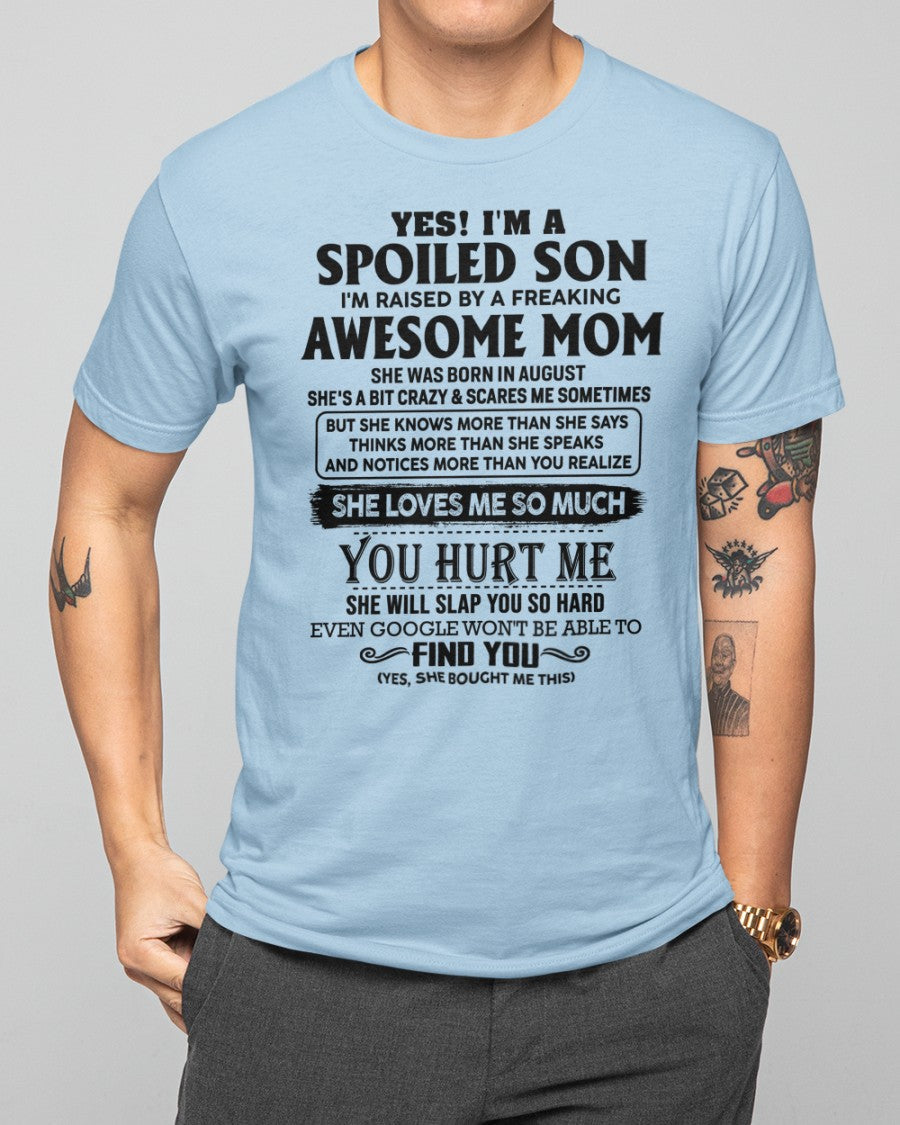August - Awesome Mom - Perfect Gift For Son From Mom - XUAN08 (SKU-SPW-08)