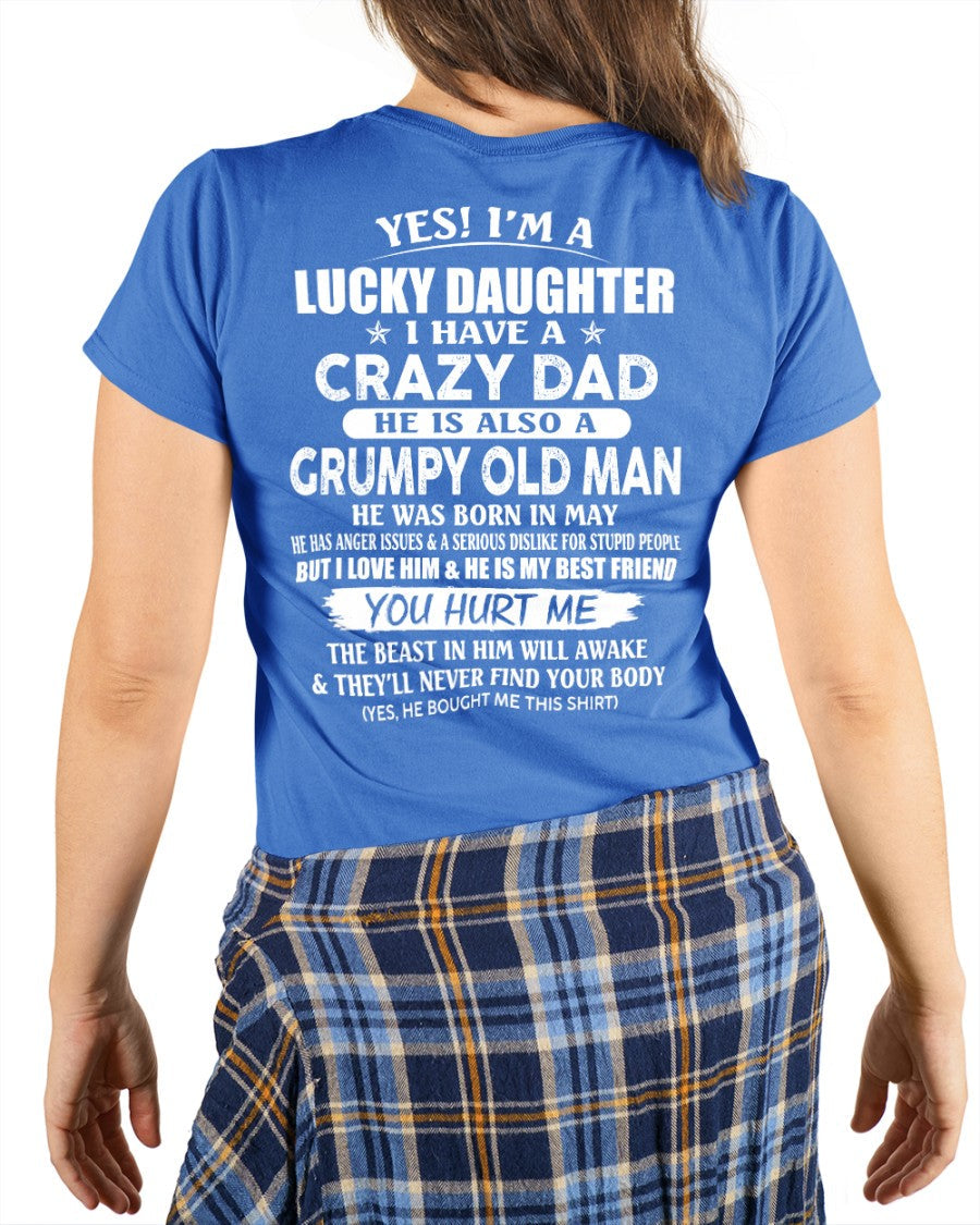 May - Awesome Grumpy Old Dad - Special gift for your daughter From Dad - XUAN05 (SKU10-50-05)