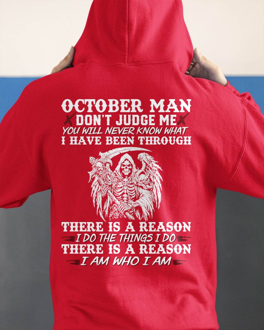 October Man Don't Judge Me – T-Shirt For Man – XUAN10 (SKU10-49-10)