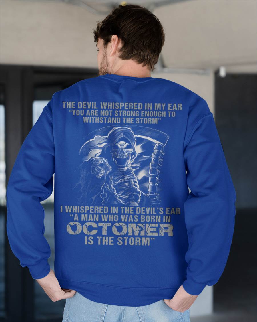 October - The Devil Whispered In My Ear - T-Shirt For Man - XUAN10 (SKU08-87-10)