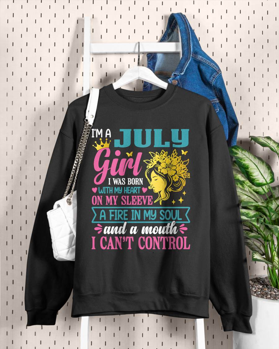 I'm A July Girl – T-Shirt For Woman – XUAN07 (SKU10-67-07)