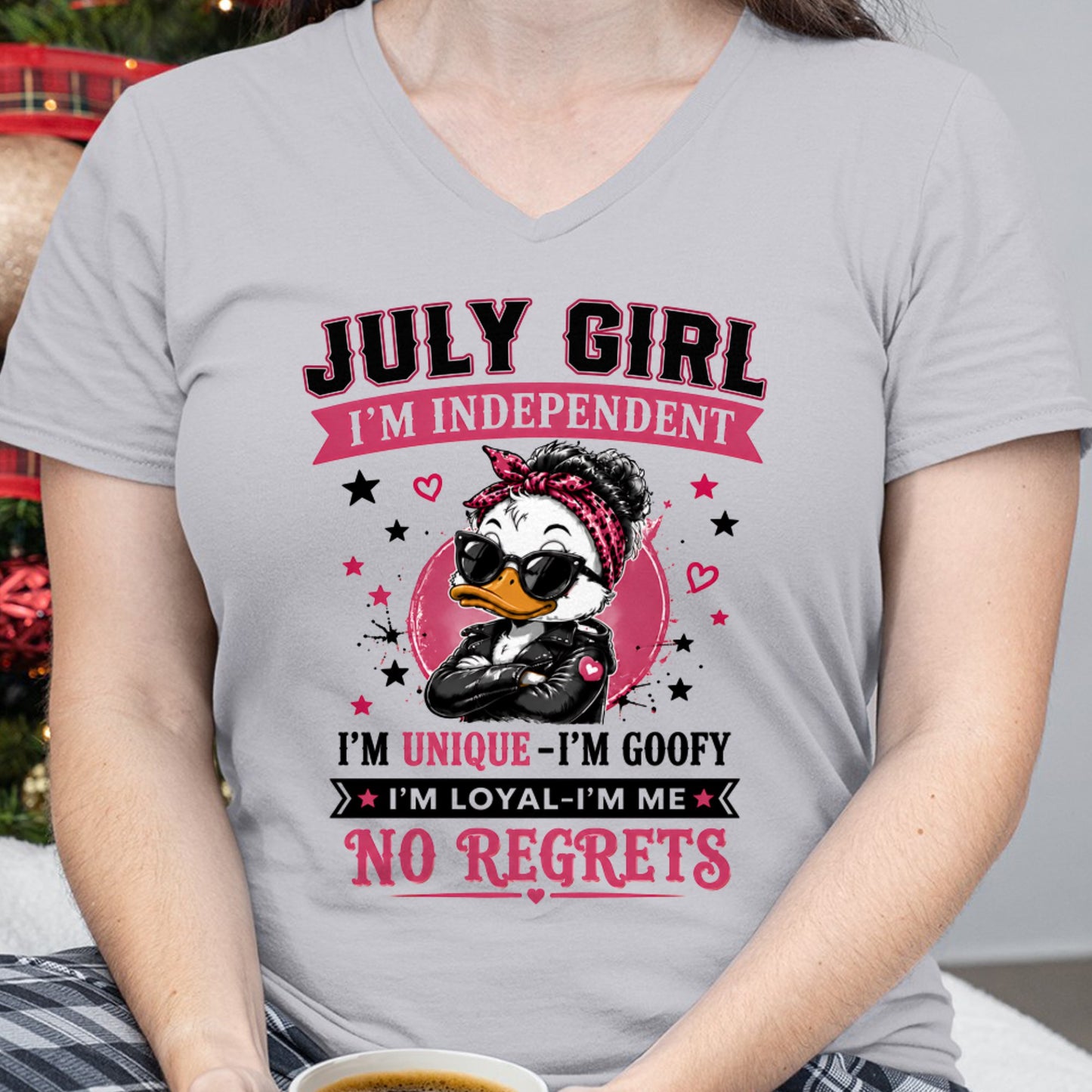 JULY - I'M UNIQUE GOOFY LOYAL T-shirt For WOMAN - TRACY07 (SKU2608-421-07)
