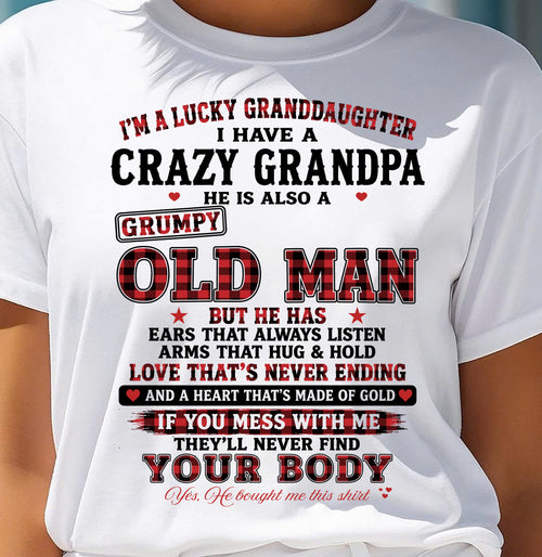 LUCKY GRANDDAUGHTER HAVE A GRANDPA From GRANDPA - TRACY00 (SKU2609-30-00)