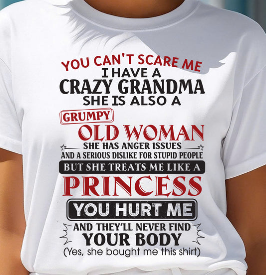 You Can't Scare Me - Gift For Grandson And Granddaughter From Grandma - XUAN00 (SKU10-76-00)