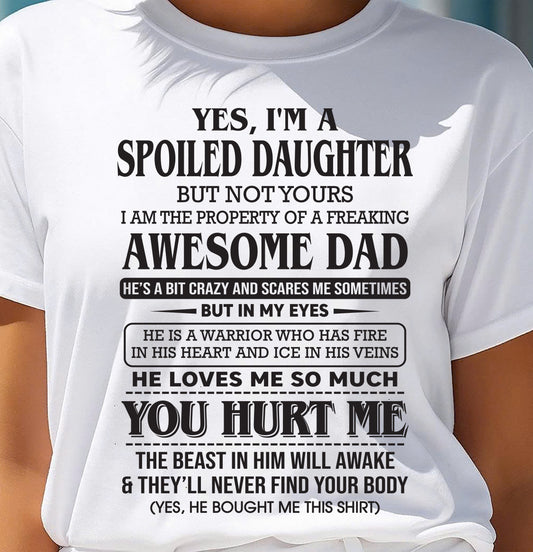 I Am The Property Of A Freaking Awesome Dad – Gift For Son And Daughter From Dad – XUAN00 (SKU11-28-00)