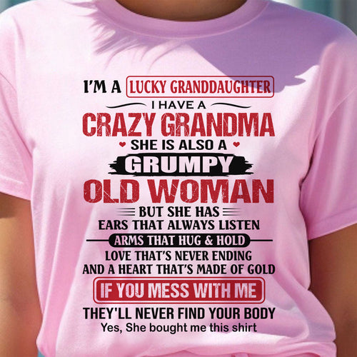 LUCKY GRANDDAUGHTER HAVE A GRANDMA From GRANDMA - TRACY00 (SKU2609-25-00)