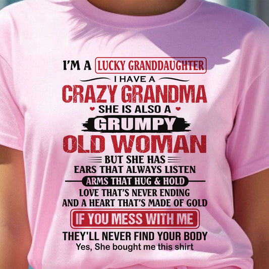 LUCKY GRANDDAUGHTER HAVE A GRANDMA From GRANDMA - TRACY00 (SKU2609-25-00)