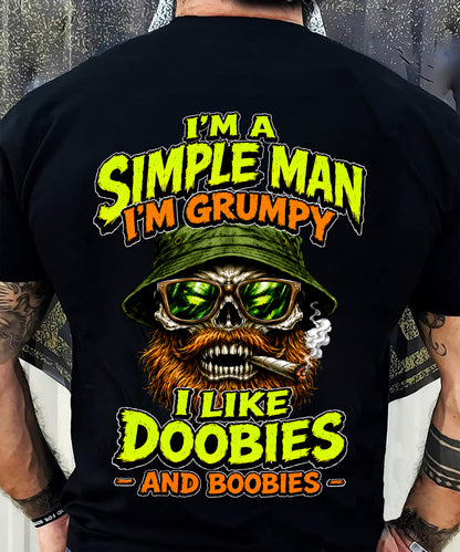 I'M A SIMPLE MAN - Birthday T-Shirt For MAN - TRACY00 (SKU2608-393-00)