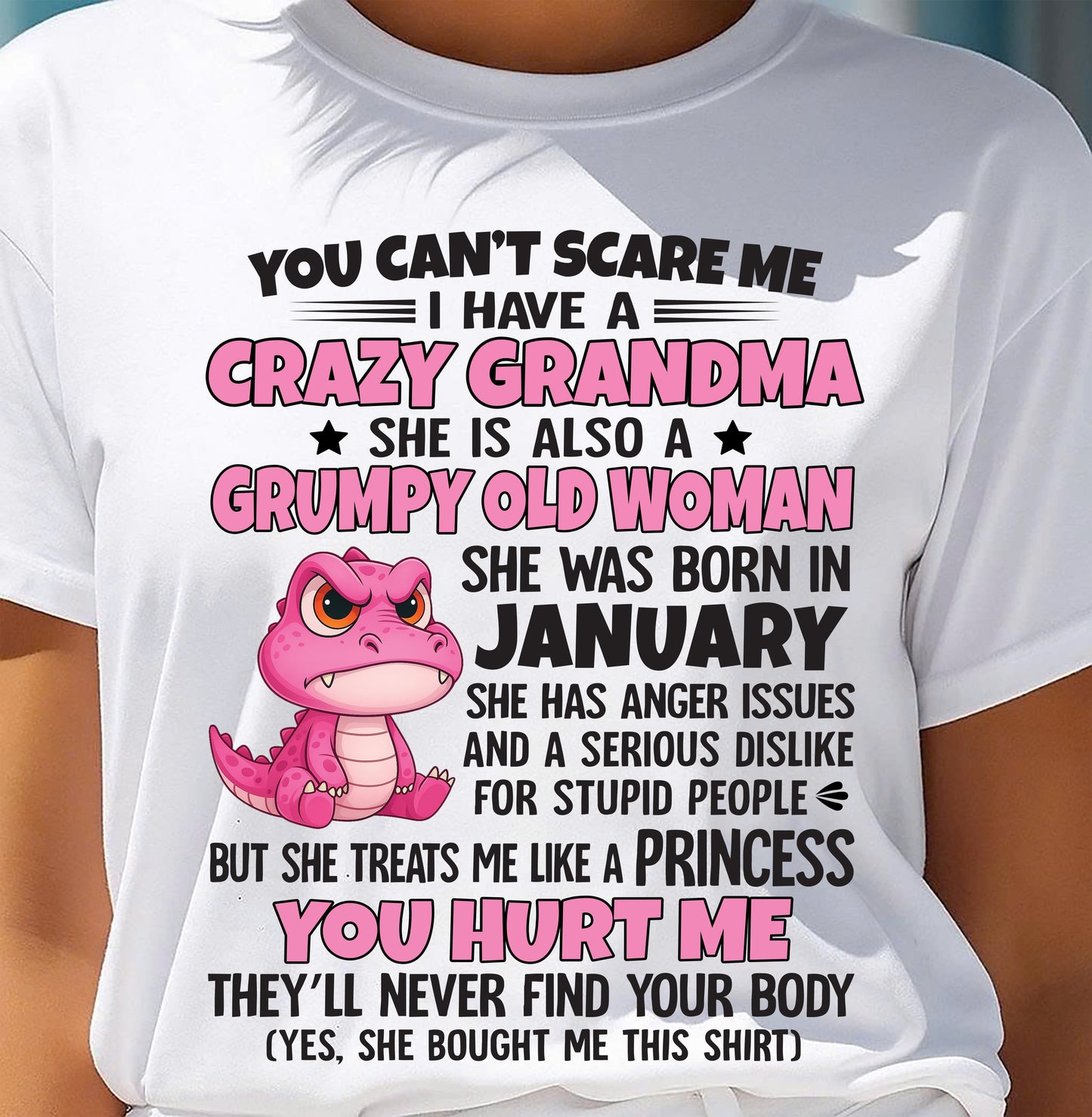 You Can’t Scare Me - Gift For Grandson And Granddaughter From Grandma - XUAN01 (SKU09-130-01)
