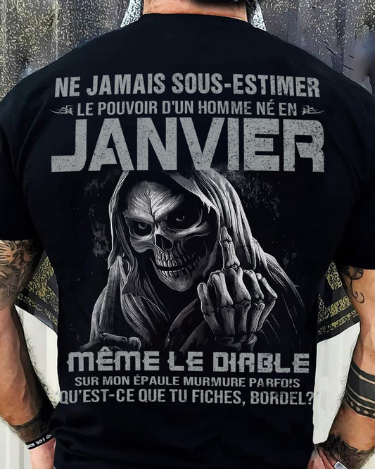 LE POUVOIR D’UN HOMME NÉ EN – T-SHIRT POUR HOMME – xuan01 (SKU08-61-01)