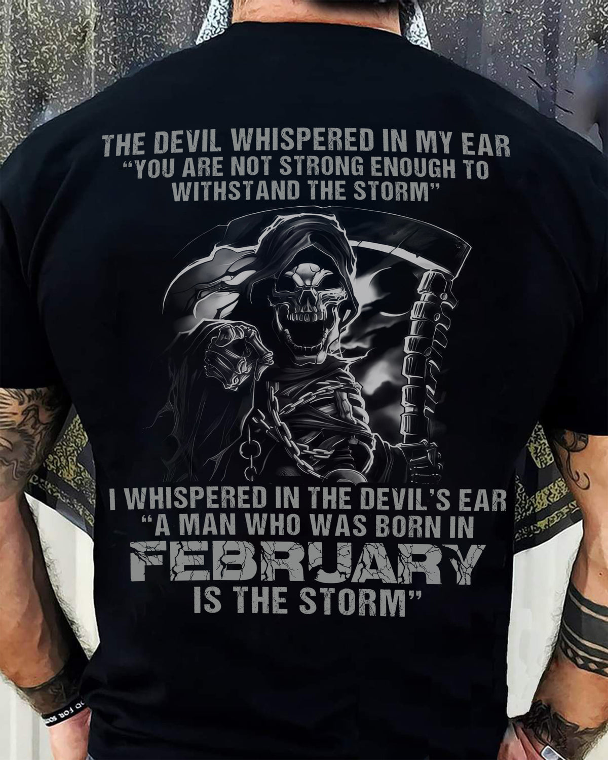 February - The Devil Whispered In My Ear - T-Shirt For Man - XUAN02 (SKU08-87-02)