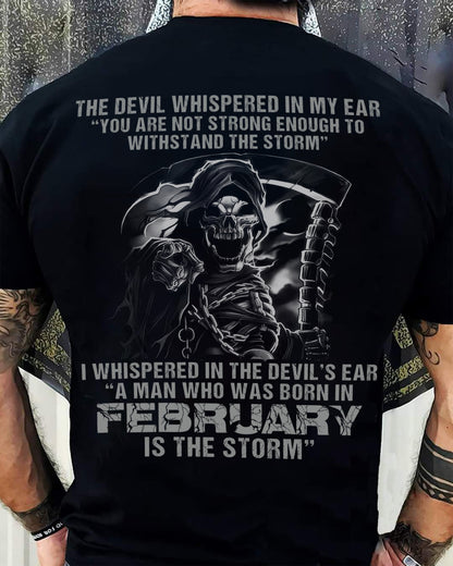 February - The Devil Whispered In My Ear - T-Shirt For Man - XUAN02 (SKU08-87-02)