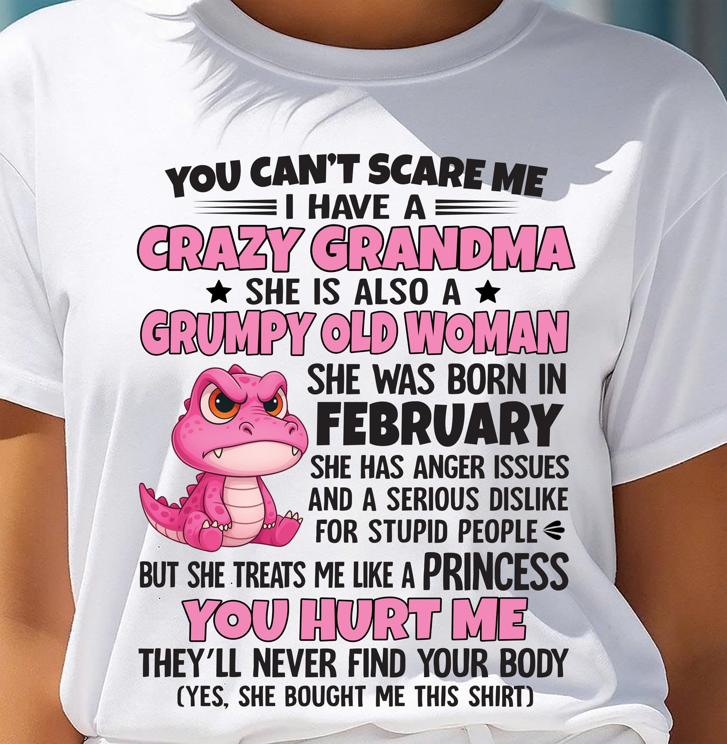 You Can’t Scare Me - Gift For Grandson And Granddaughter From Grandma - XUAN02 (SKU09-130-02)