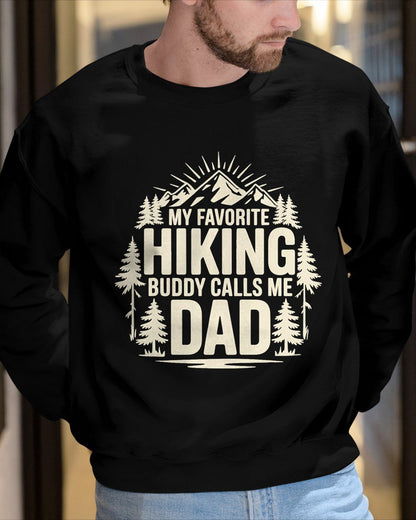 My Favorite Hiking Buddy Calls Me Dad T-Shirt For MAN - TRACY00 (SKU-TRAN-120508)