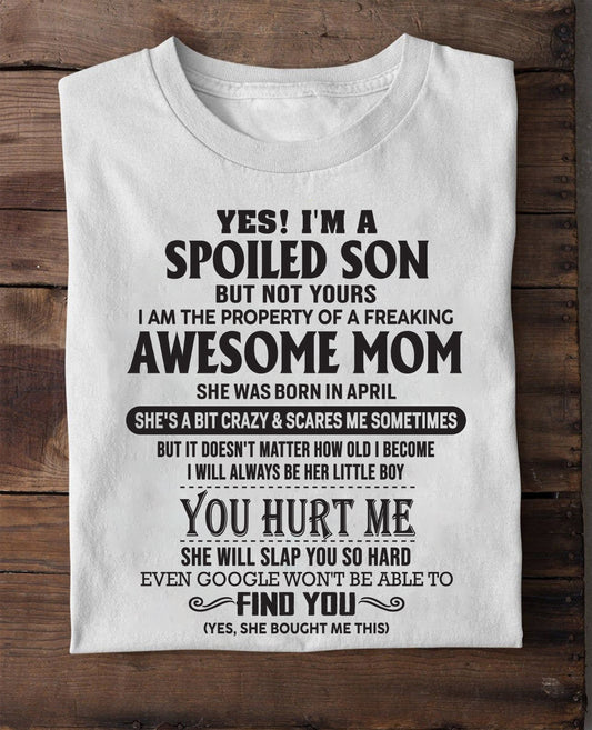 April - Awesome Mom - Perfect gift for son From Mom - XUAN04 (SKU-MS01-04)