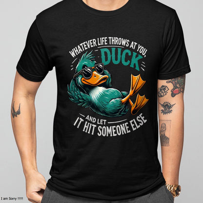 Funny Duck Graphic Tees Men Women Teens Funny Quote Gift T-Shirt For MAN - TRACY00 (SKU-TRAN-120504)
