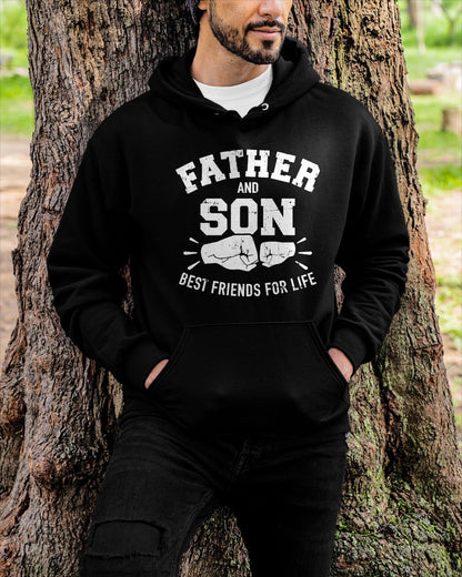 Father and Son Best Friends for Life T-Shirt From MOM - TRACY00 (SKU-TRAN-120506)