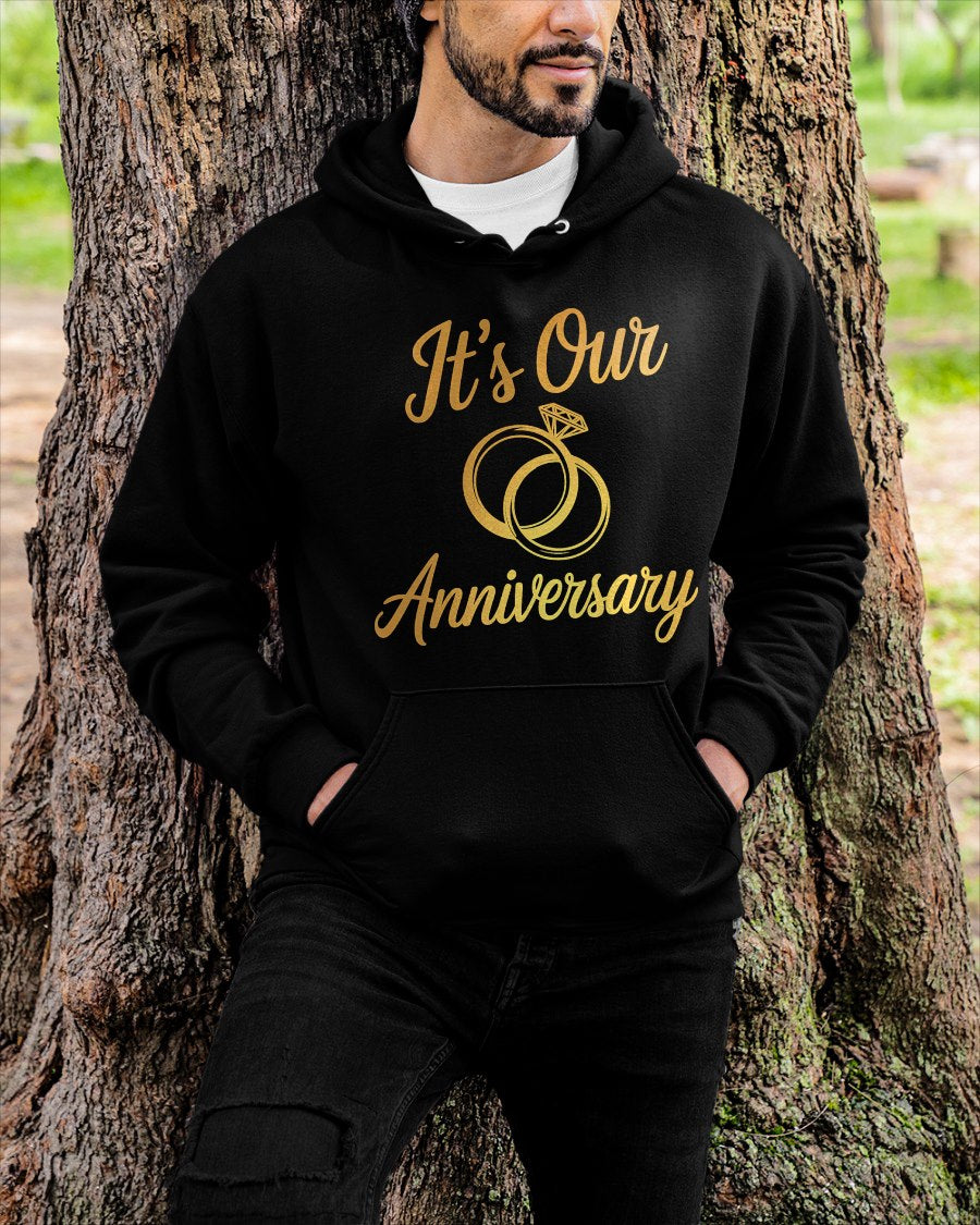 It's Our Anniversary Shirts for Married Couples Husband Wife T-Shirt For MAN - TRACY00 (SKU-TRAN-130502)