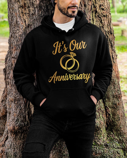 It's Our Anniversary Shirts for Married Couples Husband Wife T-Shirt For MAN - TRACY00 (SKU-TRAN-130502)