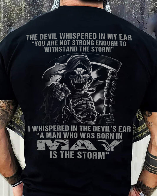 May - The Devil Whispered In My Ear - T-Shirt For Man - XUAN05 (SKU08-87-05)