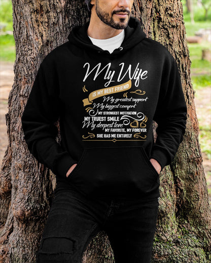 I Love My Wife T Shirt, My Wife is My Best Friend T Shirt From WIFE - TRACY00 (SKU-TRAN-1305015)