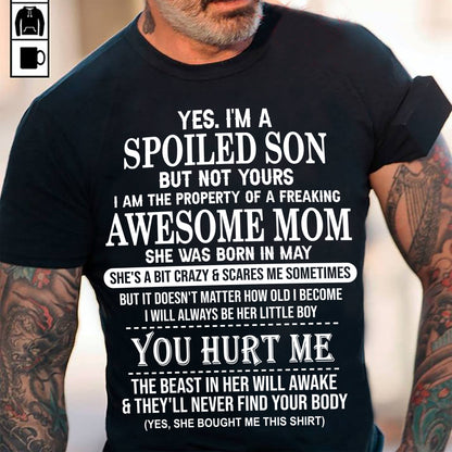 May - Awesome Mom Born In May - Special gift for Son From Mom - XUAN05 (SKU10-45-05)