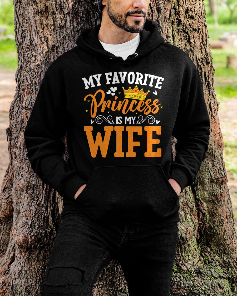 Funny My Favorite Princess Is My Wife Husband Mens T-Shirt From WIFE - TRACY00 (SKU-TRAN-1305011)
