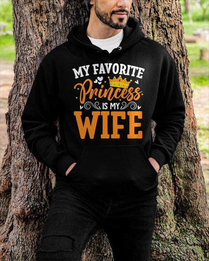 Funny My Favorite Princess Is My Wife Husband Mens T-Shirt From WIFE - TRACY00 (SKU-TRAN-1305011)
