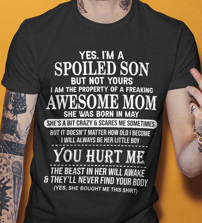 May - Awesome Mom Born In May - Special gift for Son From Mom - XUAN05 (SKU10-45-05)
