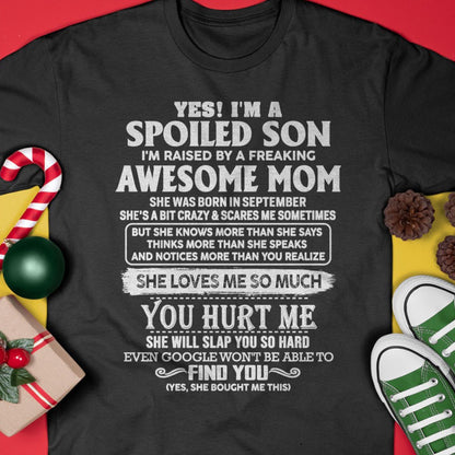 September - Awesome Mom - Perfect Gift For Son From Mom - XUAN09 (SKU05-47-09)