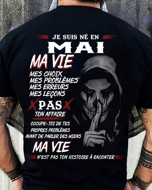 MA VIE – T-shirt pour homme – xuan05 (SKU12-269-05)