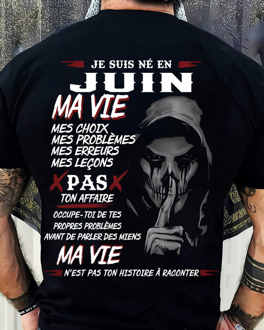 MA VIE – T-shirt pour homme – xuan06 (SKU12-269-06)