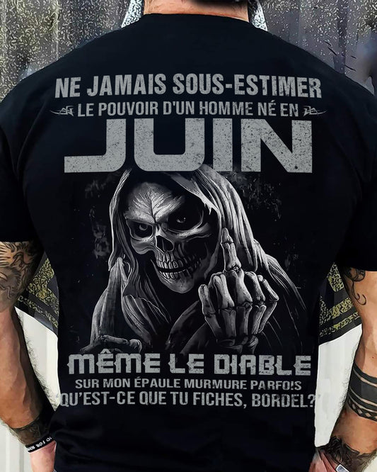 LE POUVOIR D’UN HOMME NÉ EN – T-SHIRT POUR HOMME – xuan06 (SKU08-61-06)