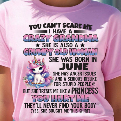 JUNE - YOU CAN'T SCARE ME - GIFT FROM GRANDMA - tracy06 (SKU09-106-06)