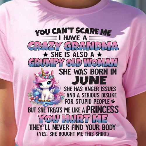 JUNE - YOU CAN'T SCARE ME - GIFT FROM GRANDMA - tracy06 (SKU09-106-06)