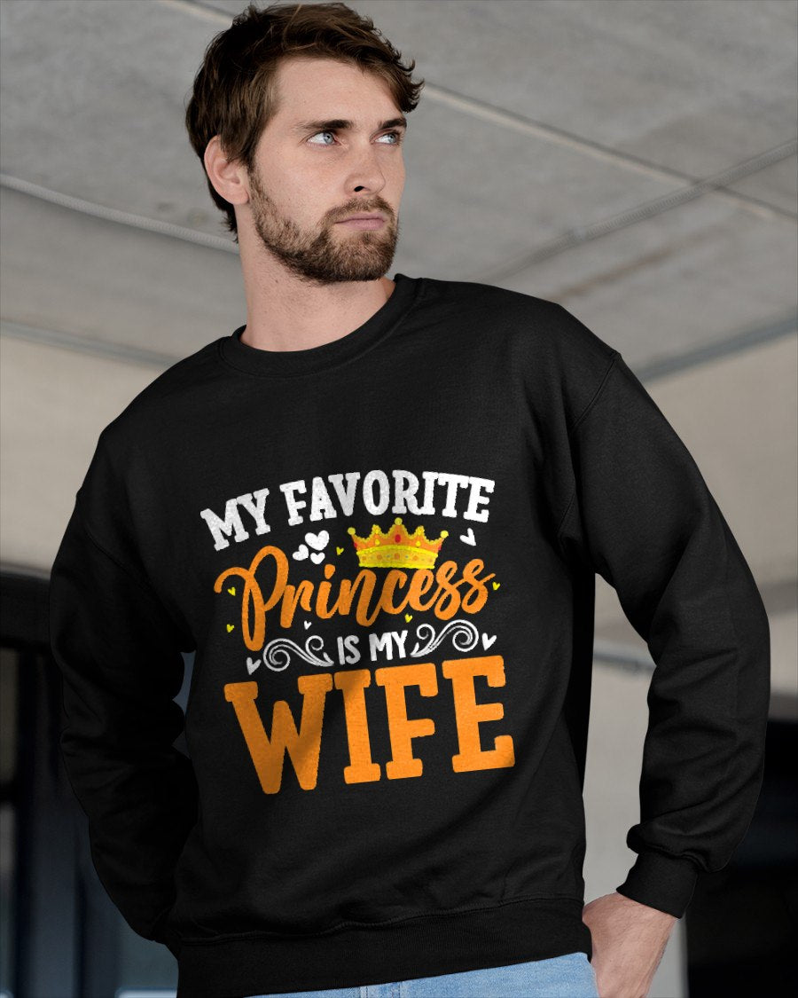 Funny My Favorite Princess Is My Wife Husband Mens T-Shirt From WIFE - TRACY00 (SKU-TRAN-1305011)