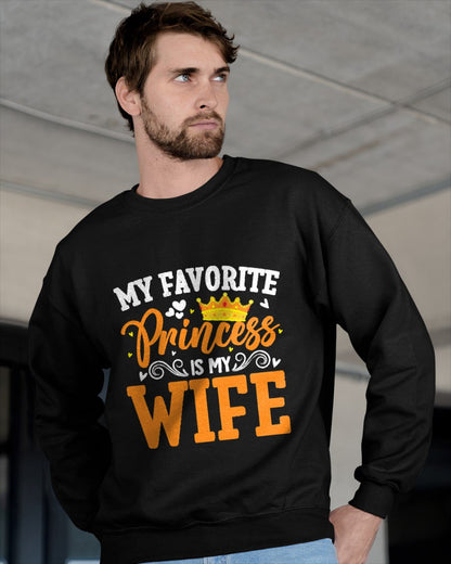 Funny My Favorite Princess Is My Wife Husband Mens T-Shirt From WIFE - TRACY00 (SKU-TRAN-1305011)